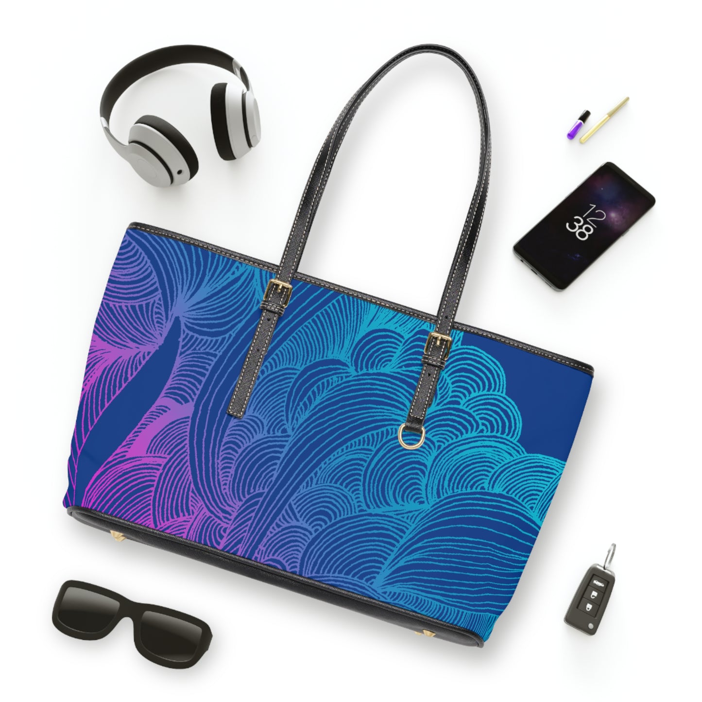 PU Leather Shoulder Bag