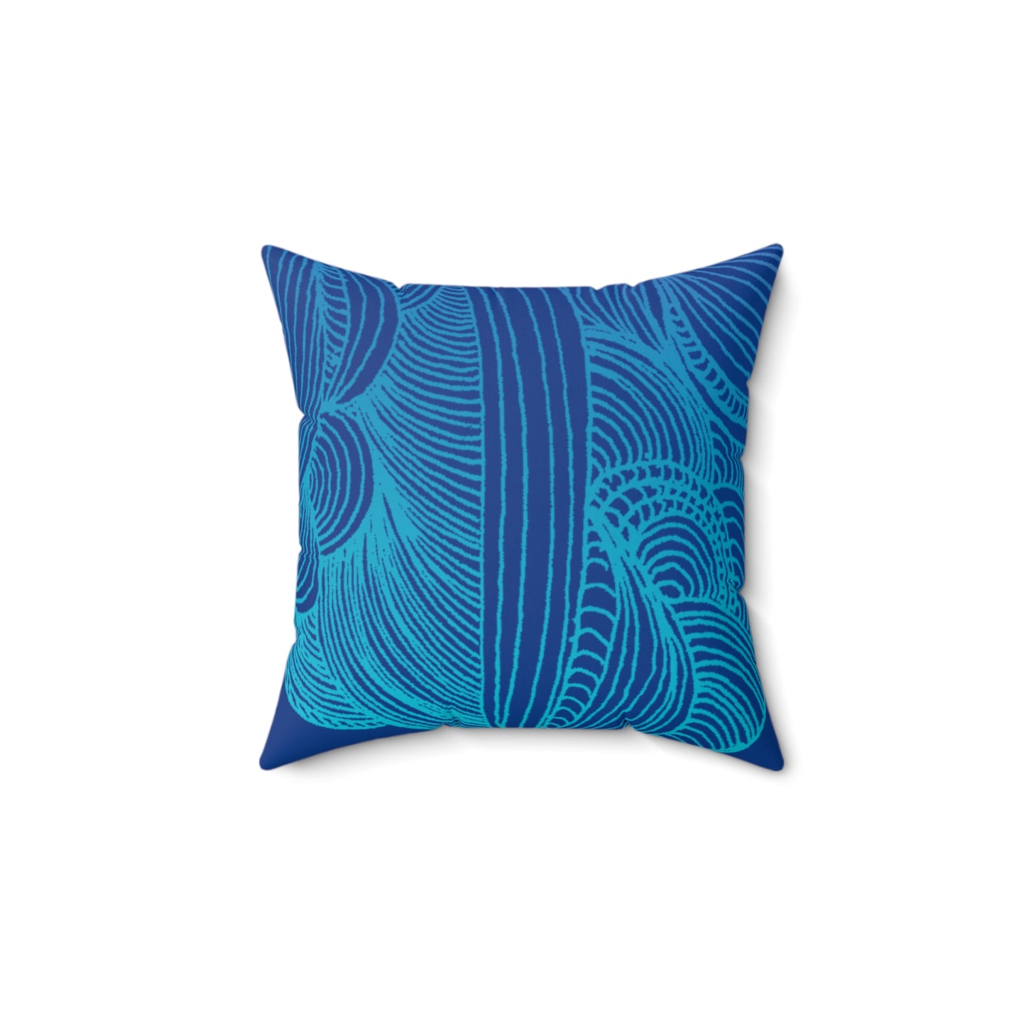 Whispers of Comfort-Spun Polyester Square Pillow