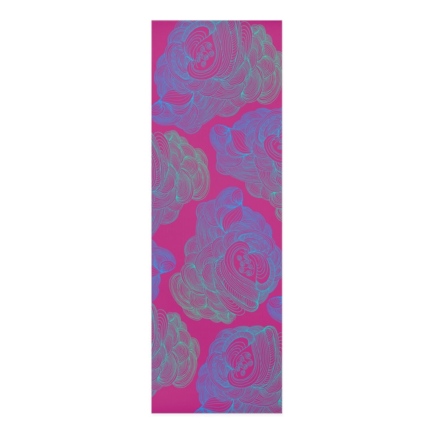 Tranquil Waves Foam Yoga Mat - Comfortable Non-Slip Exercise Mat for All Levels