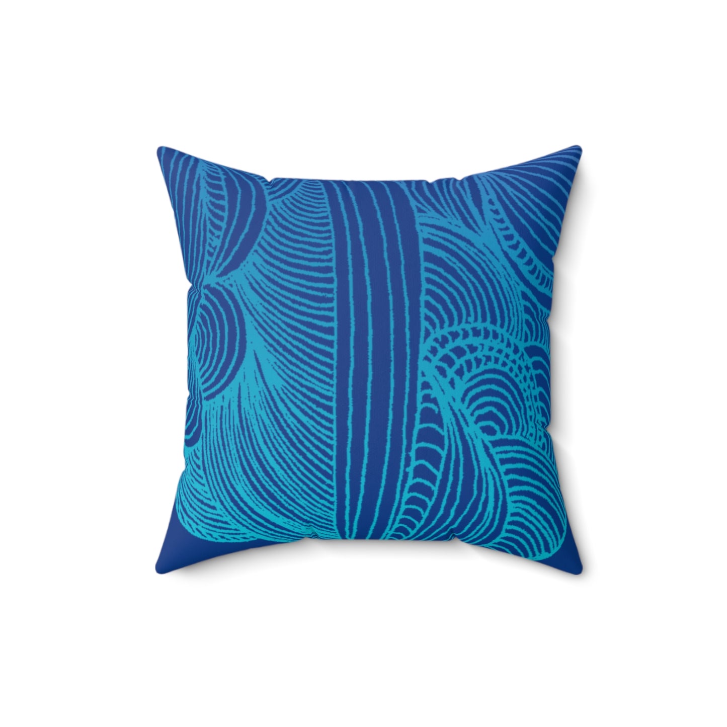 Whispers of Comfort-Spun Polyester Square Pillow