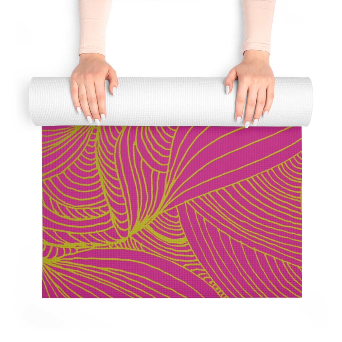 Tranquil Waves Foam Yoga Mat - Comfortable Non-Slip Exercise Mat for All Levels
