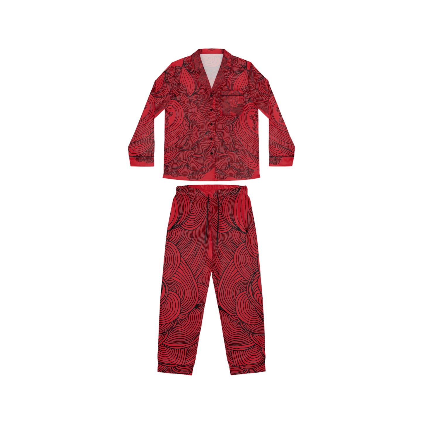 Women's Satin Pajama Set - Elegant Sleepwear