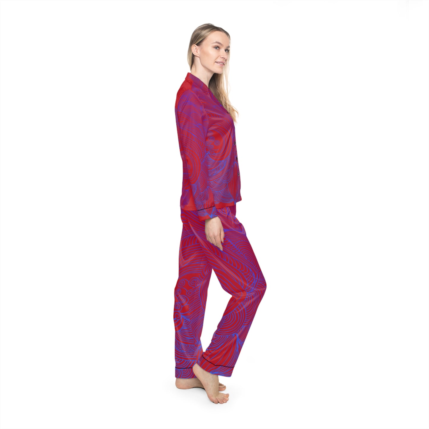 Women's Satin Pajama Set - Elegant Sleepwear