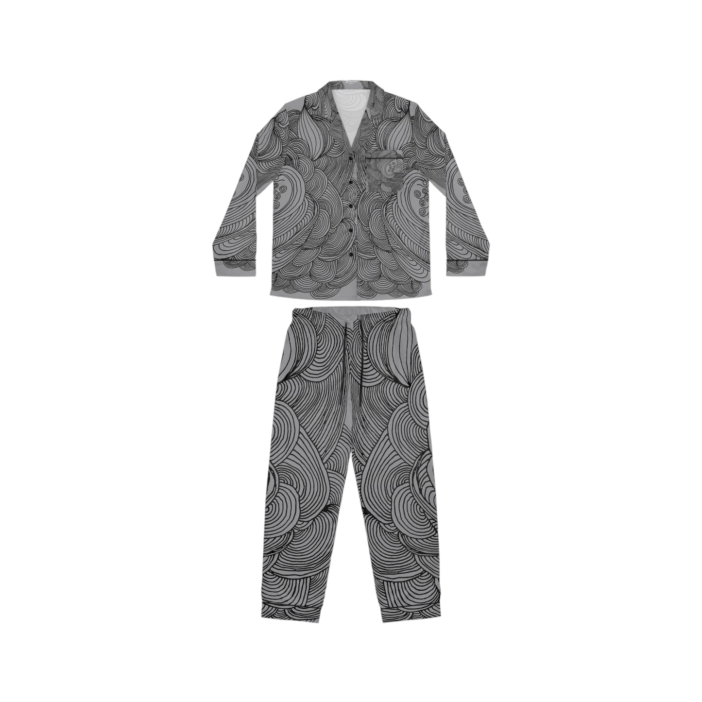 Women's Satin Pajama Set - Elegant Sleepwear