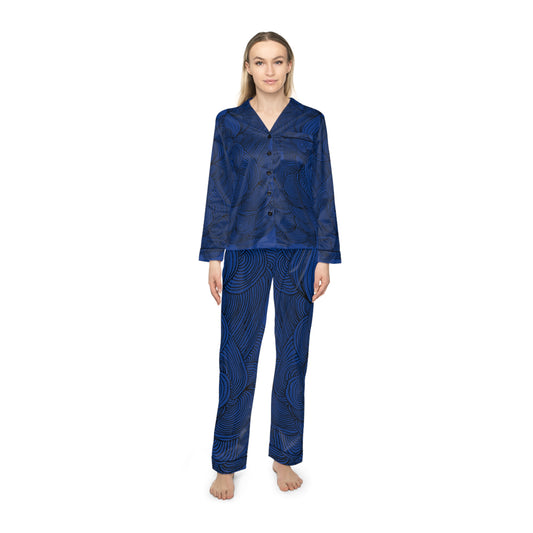 Women's Satin Pajama Set - Elegant Sleepwear
