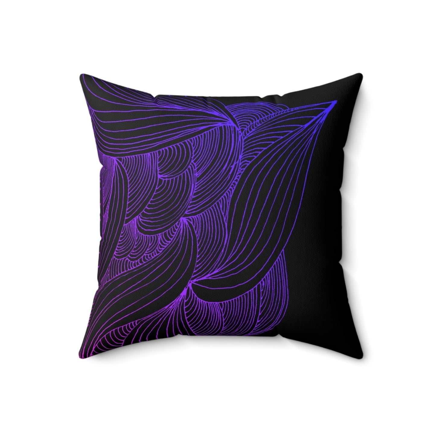 Whispers of Comfort-Spun Polyester Square Pillow