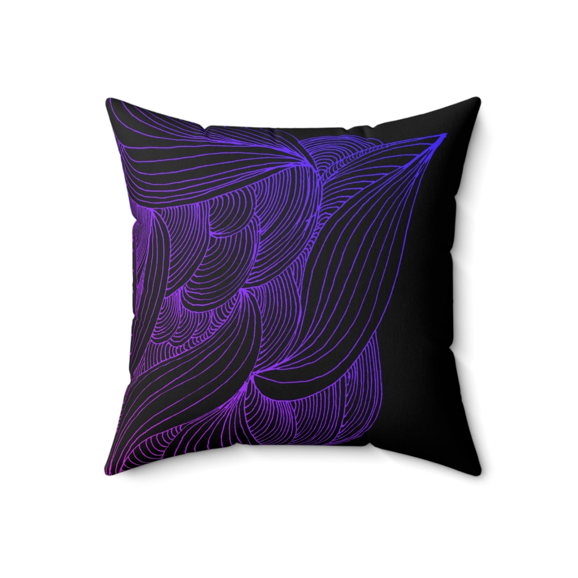 Whispers of Comfort-Spun Polyester Square Pillow