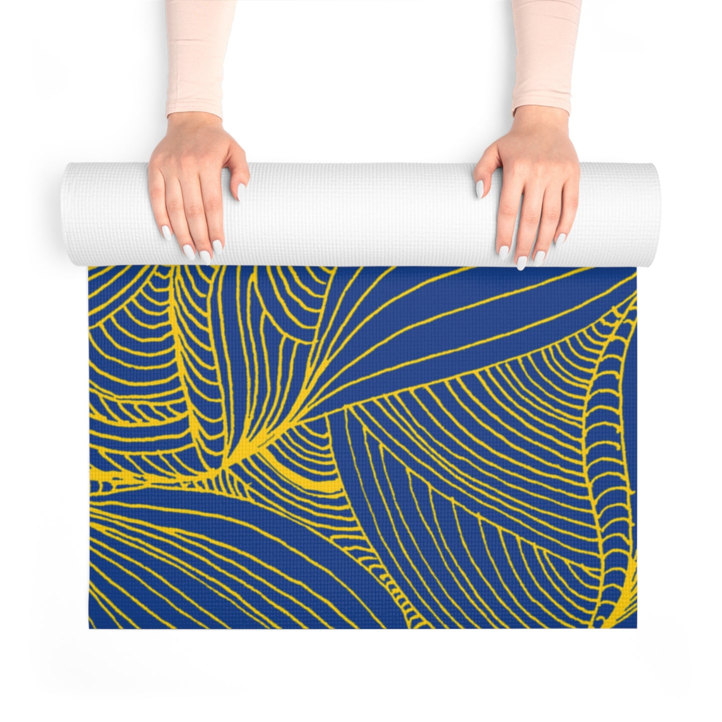 Tranquil Waves Foam Yoga Mat - Comfortable Non-Slip Exercise Mat for All Levels
