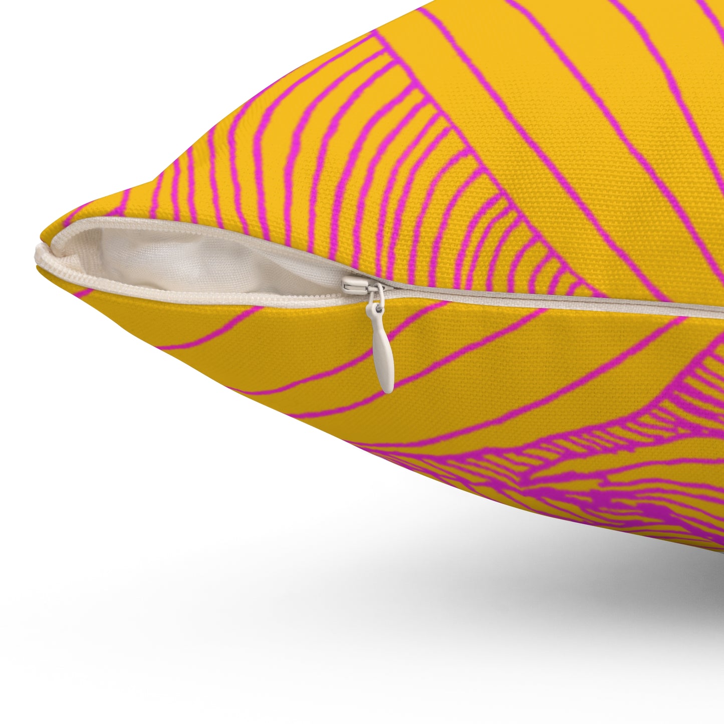 Whispers of Comfort-Spun Polyester Square Pillow