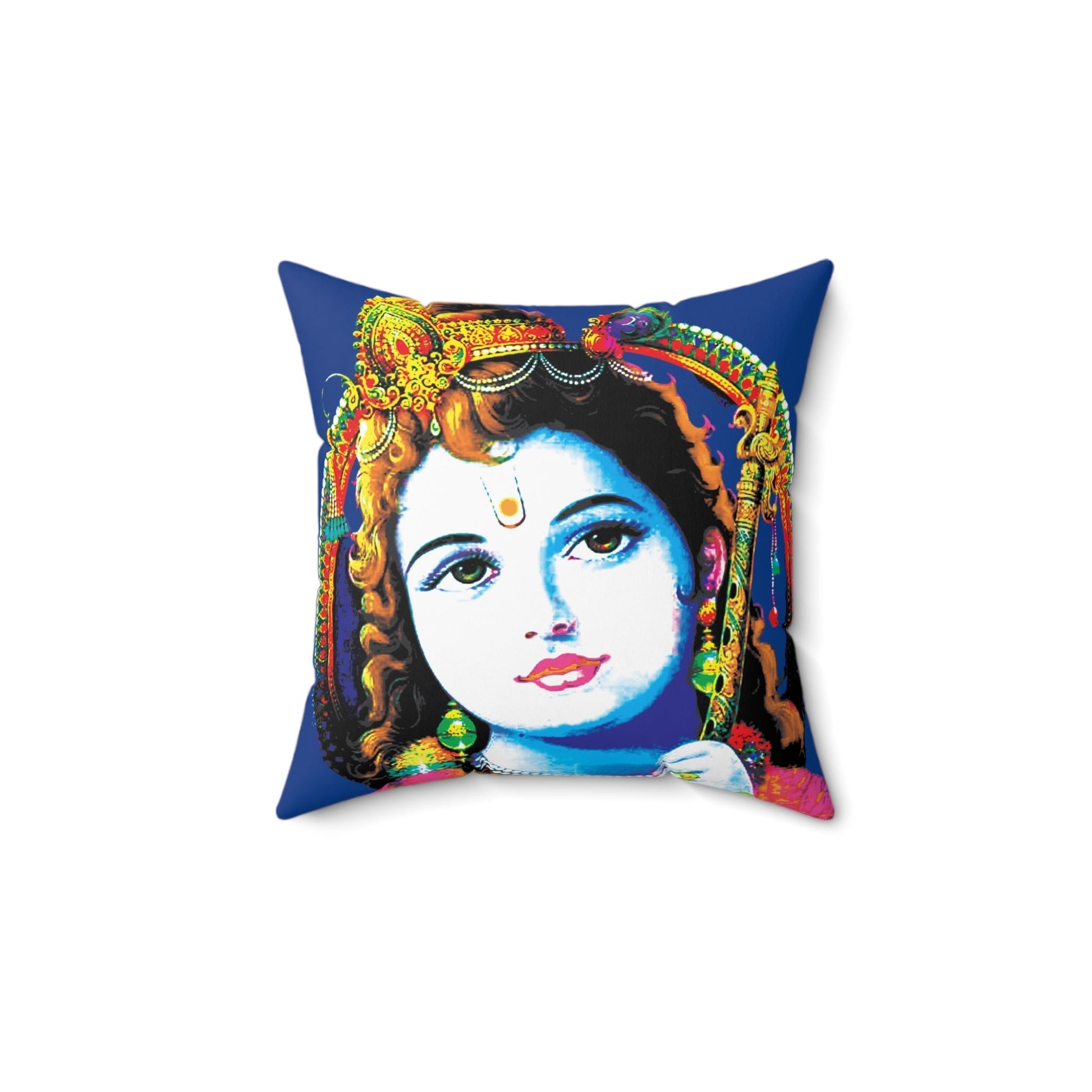 Whispers of Comfort-Spun Polyester Square Pillow