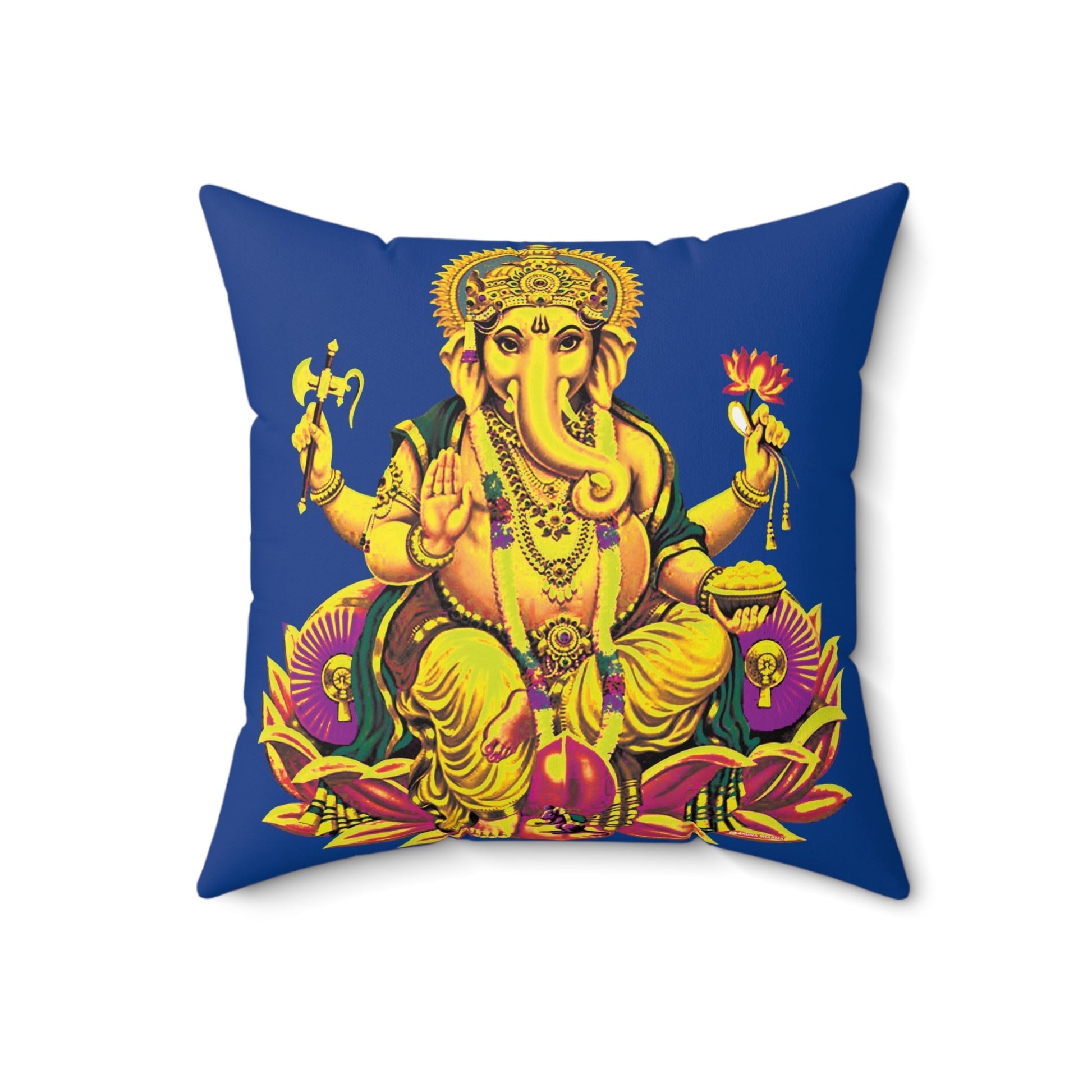 Whispers of Comfort-Spun Polyester Square Pillow