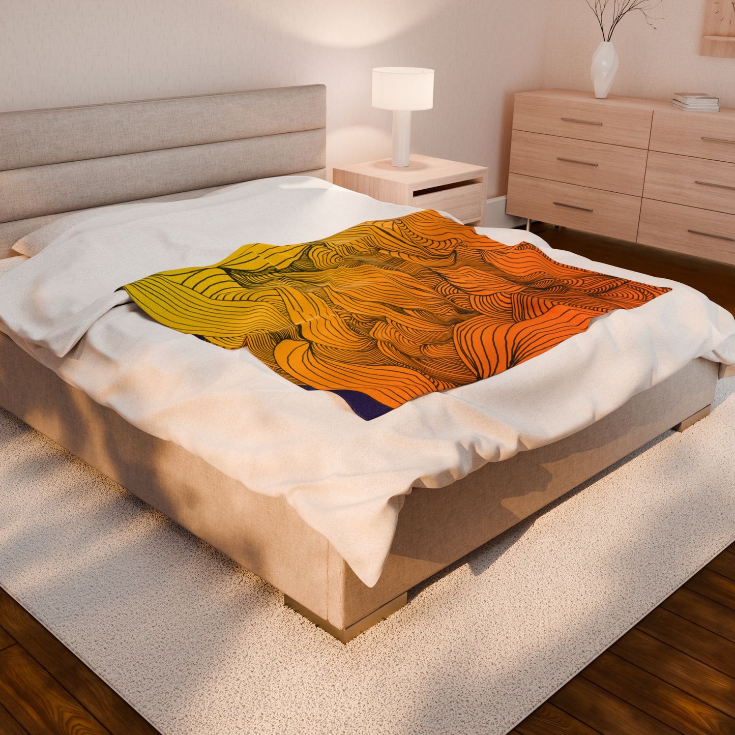 Wrapped in Kindness-Velveteen Plush Blanket