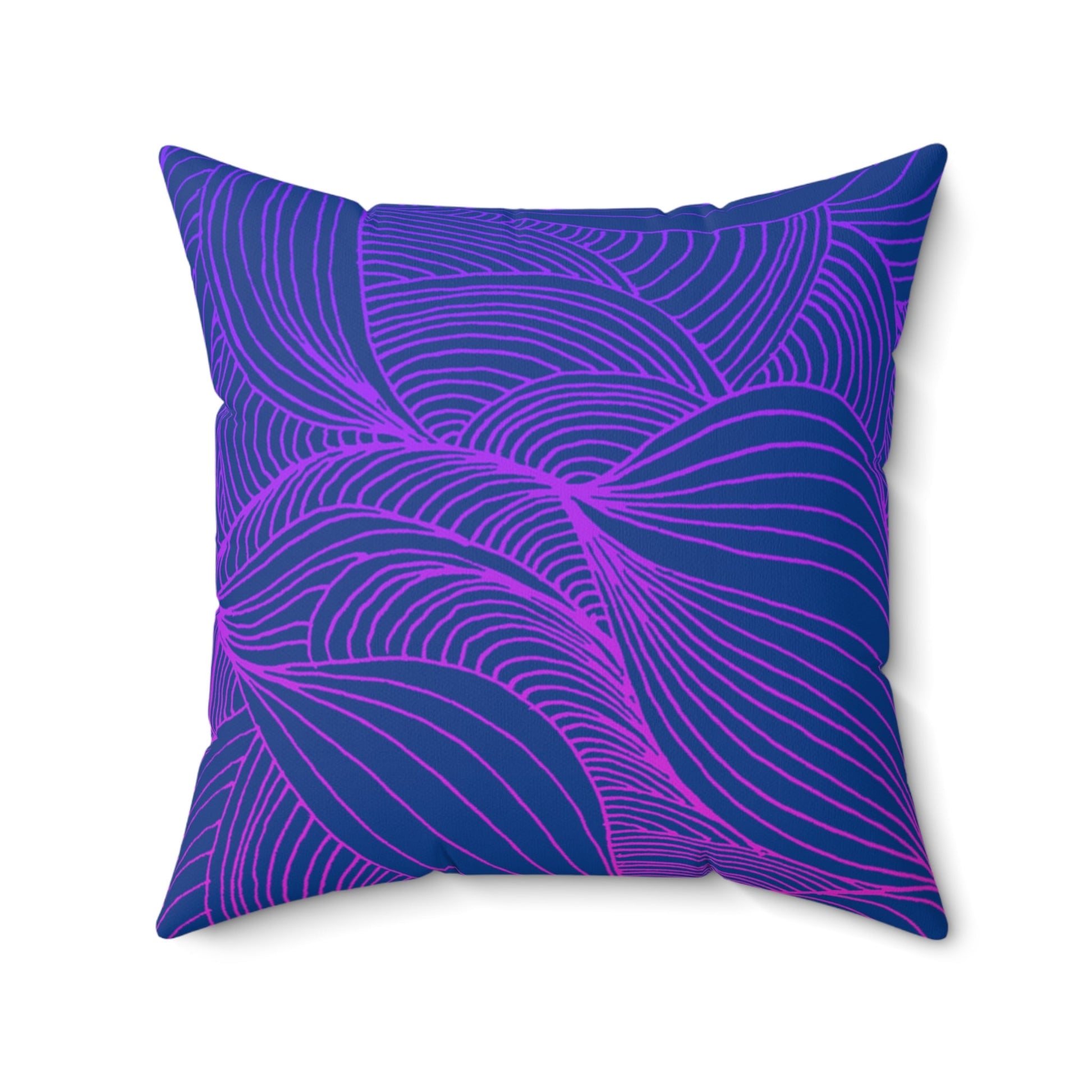 Whispers of Comfort-Spun Polyester Square Pillow