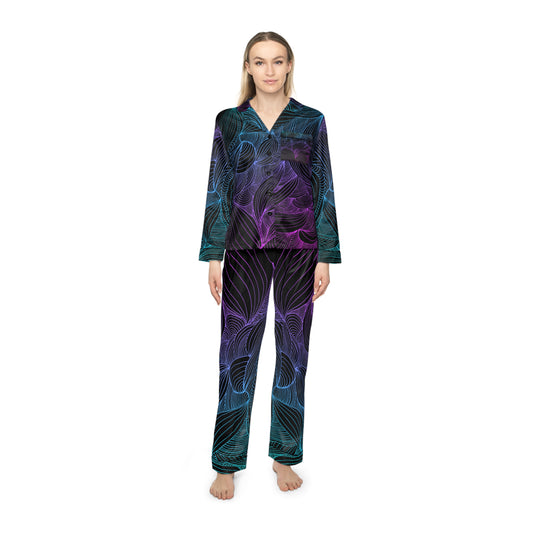 Women's Satin Pajama Set - Elegant Sleepwear
