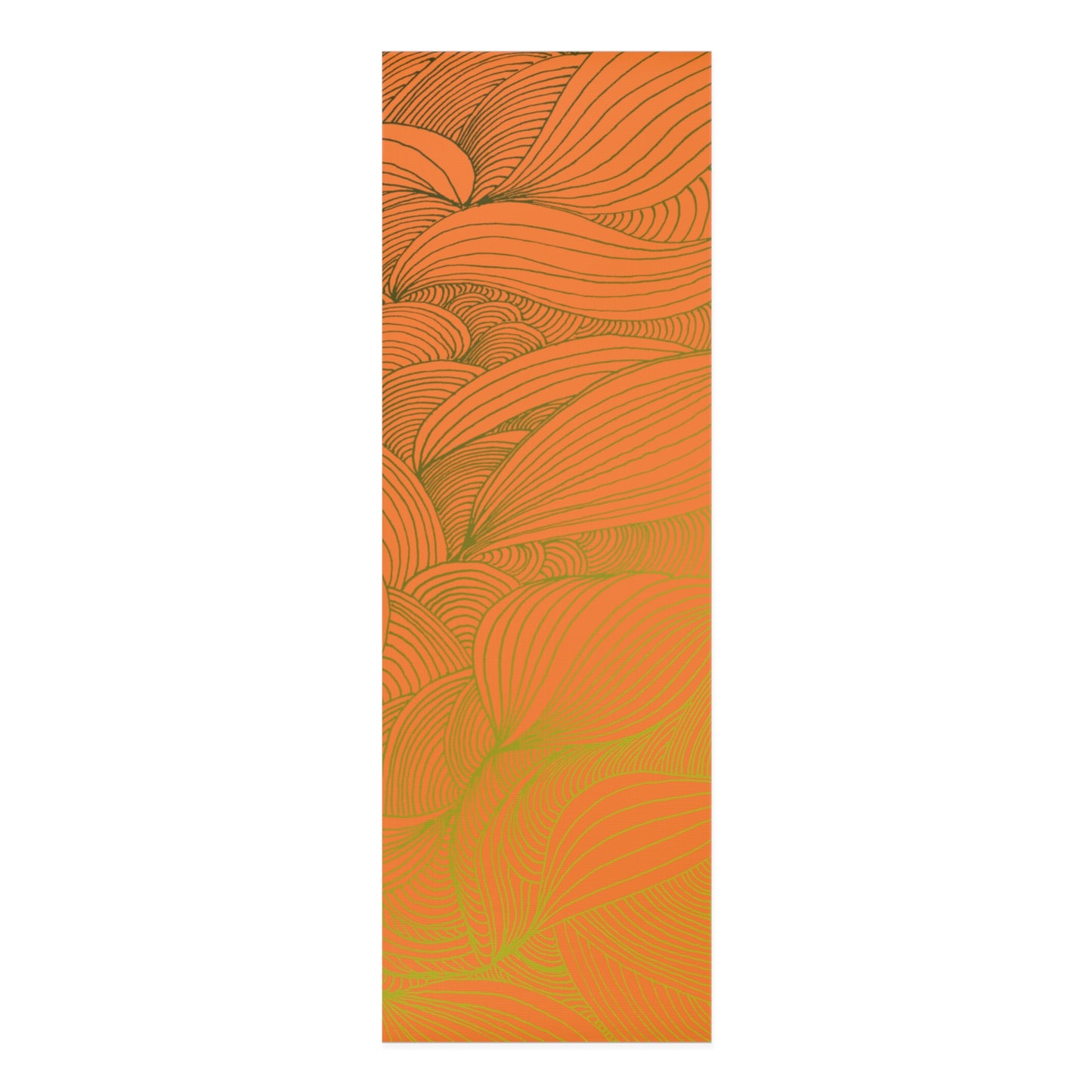Tranquil Waves Foam Yoga Mat - Comfortable Non-Slip Exercise Mat for All Levels