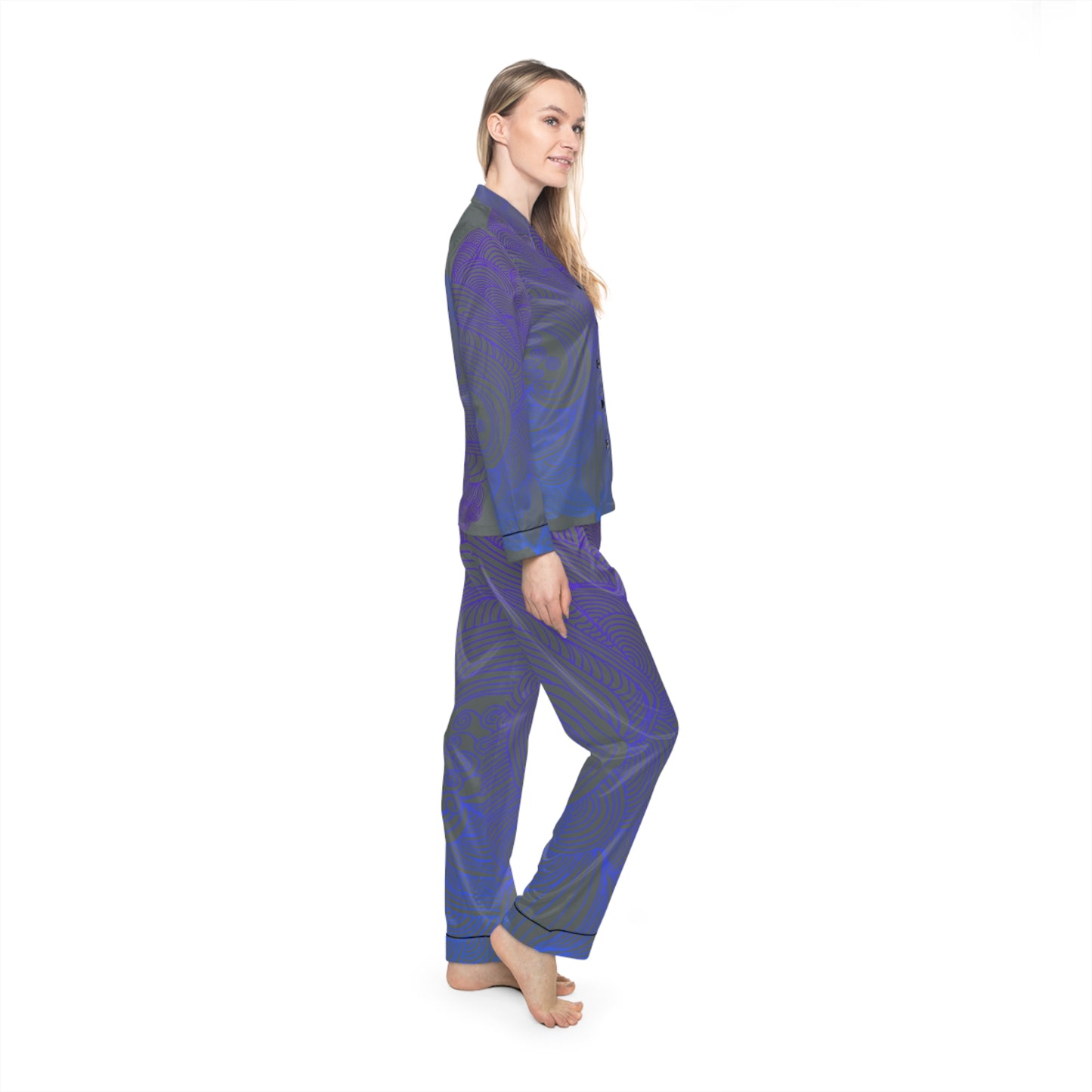 Women's Satin Pajama Set - Elegant Sleepwear