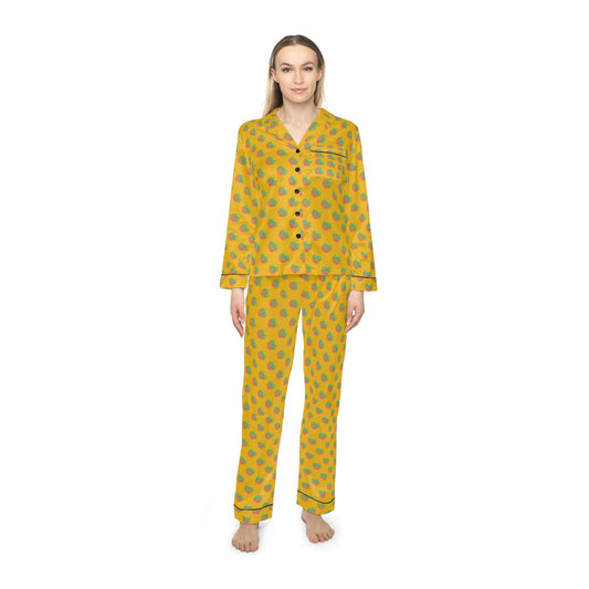 Women's Satin Pajama Set - Elegant Sleepwear