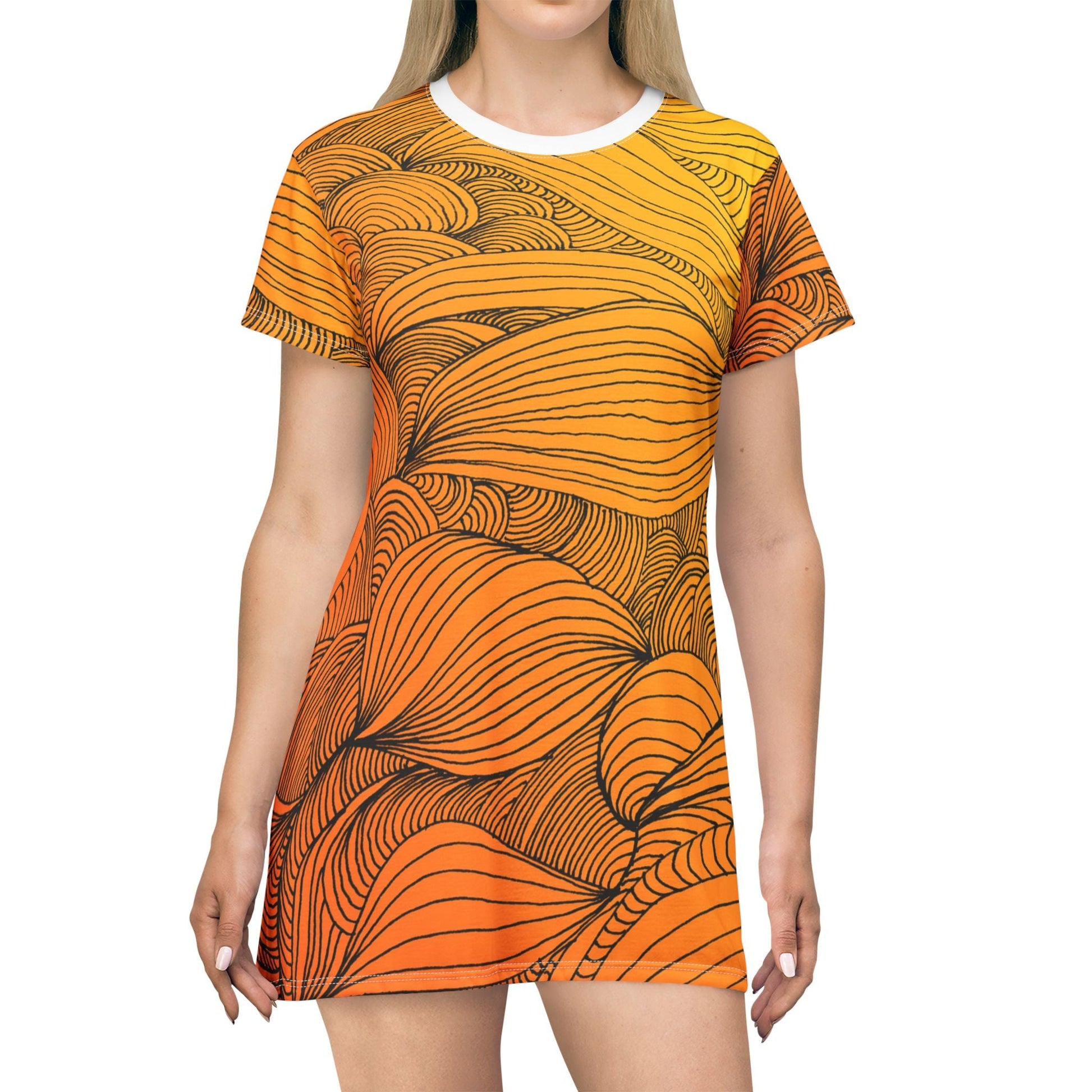 Flow of Love-T-Shirt Dress