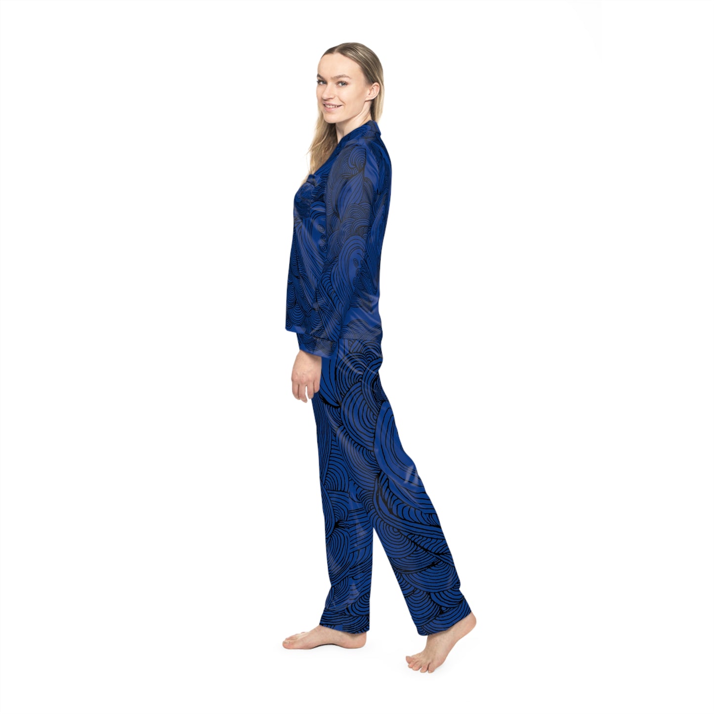 Women's Satin Pajama Set - Elegant Sleepwear