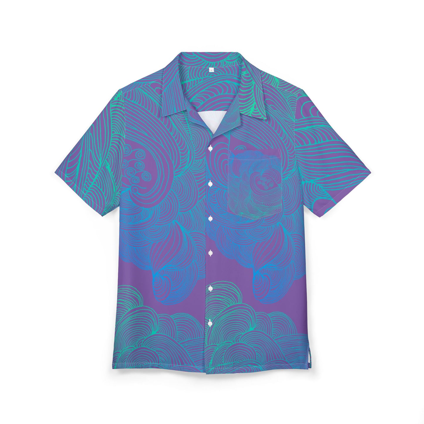Unisex Hawaiian Button-Down Shirt - Tropical Summer Vibes