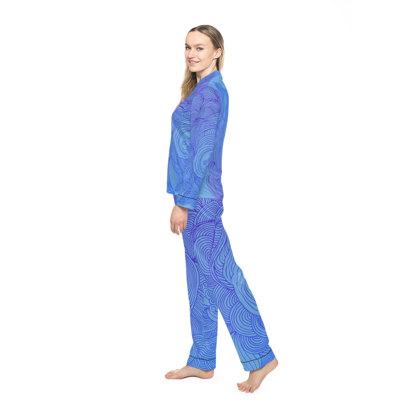 Women's Satin Pajama Set - Elegant Sleepwear
