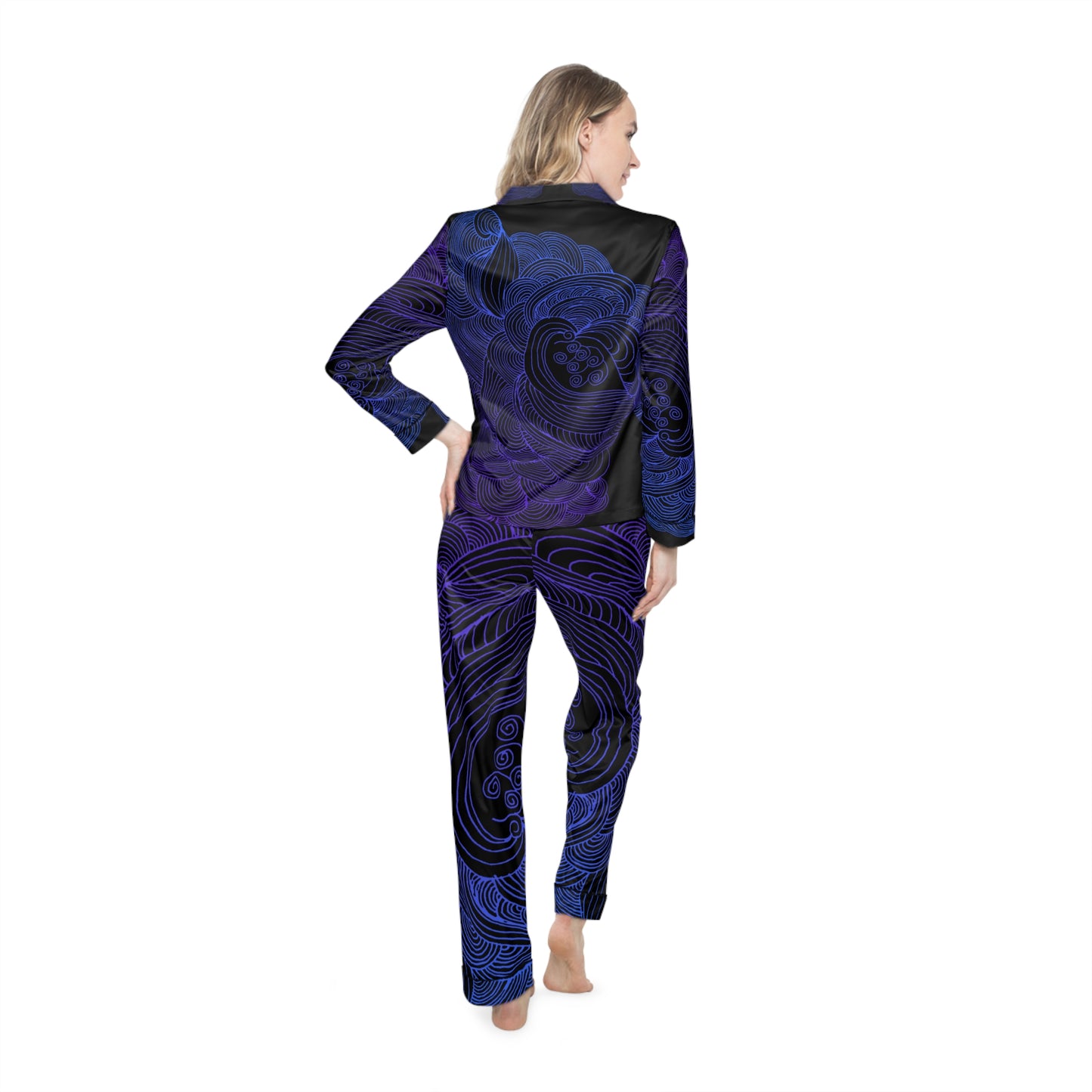 Women's Satin Pajama Set - Elegant Sleepwear