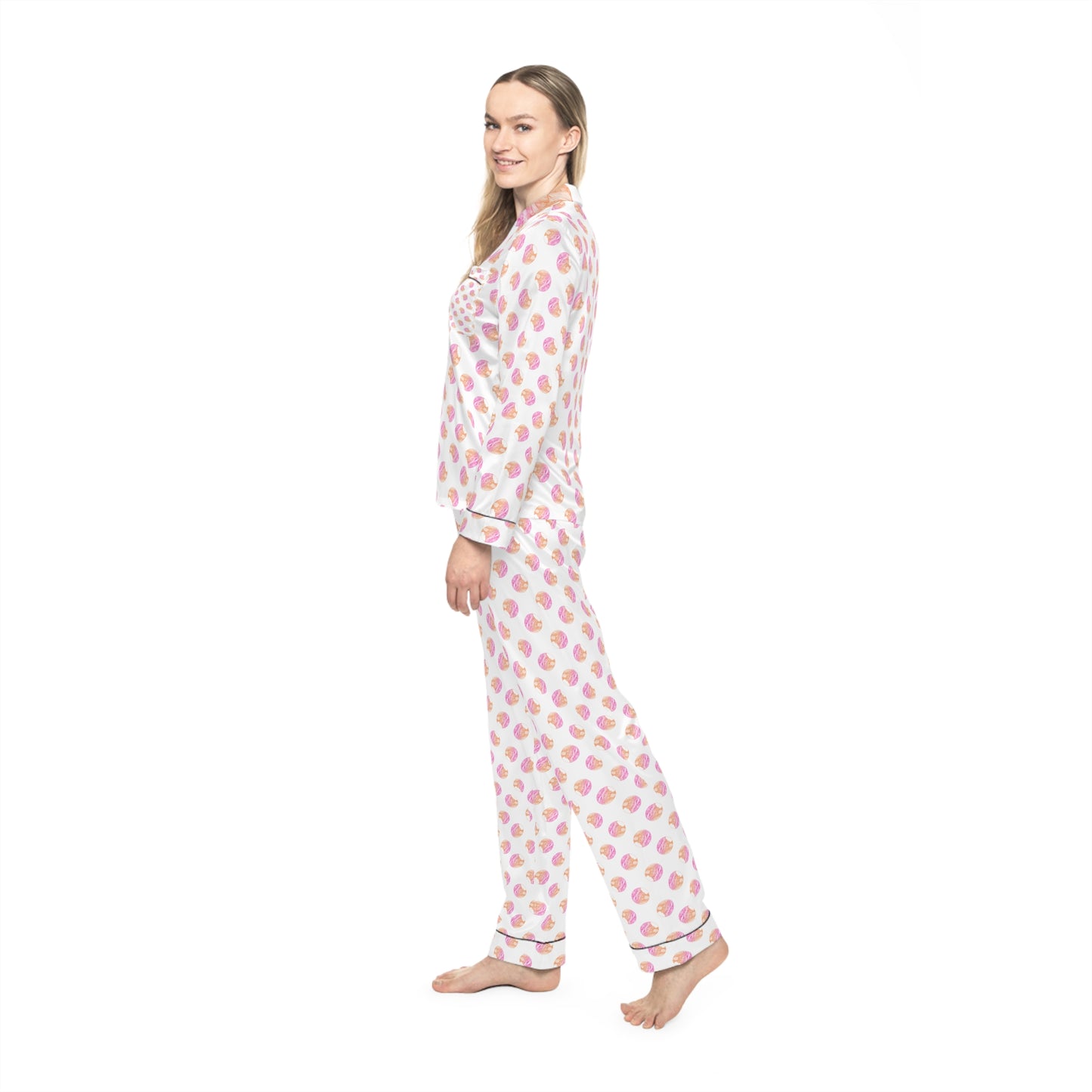 Women's Satin Pajama Set - Elegant Sleepwear