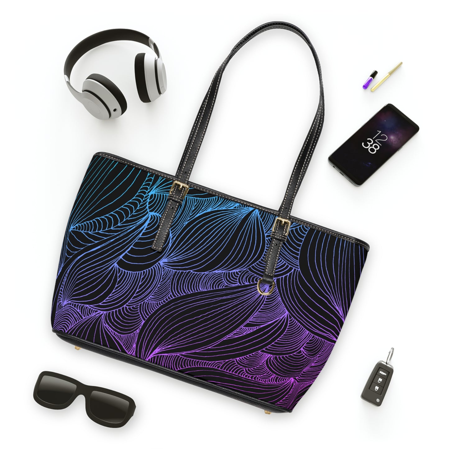 PU Leather Shoulder Bag