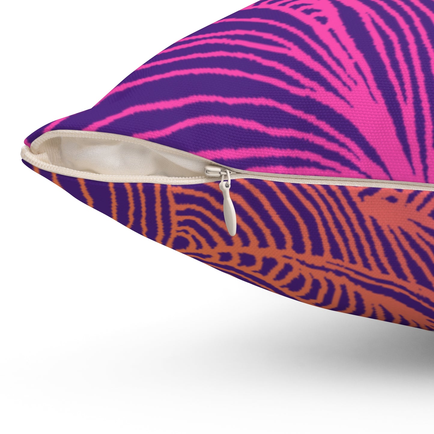 Whispers of Comfort-Spun Polyester Square Pillow