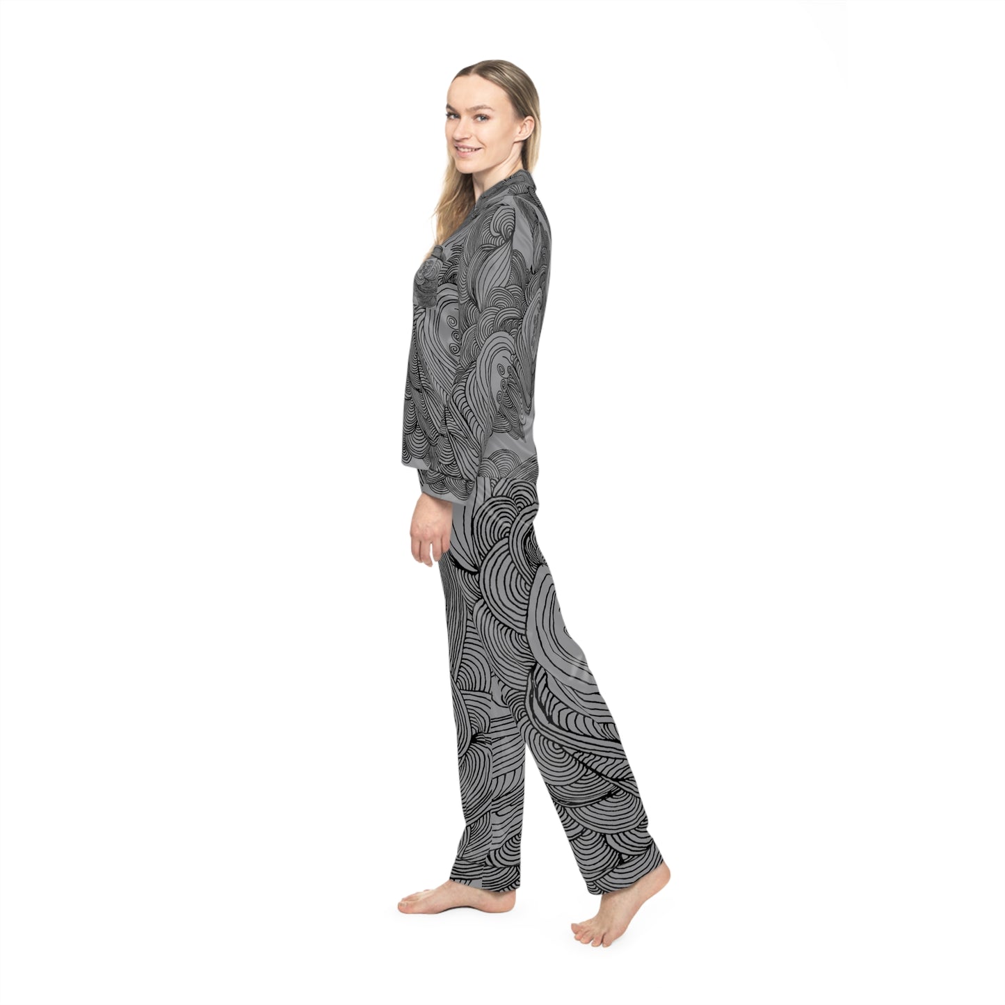 Women's Satin Pajama Set - Elegant Sleepwear