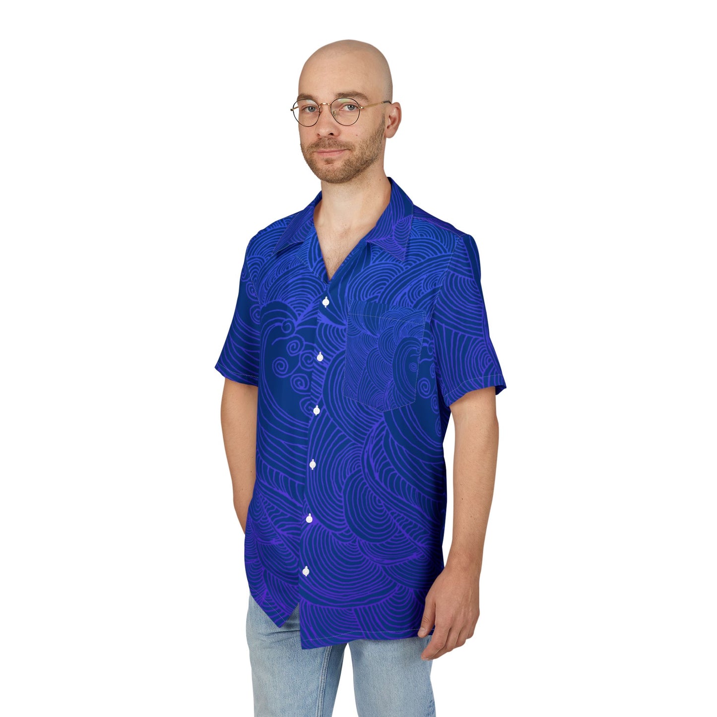 Unisex Hawaiian Button-Down Shirt - Tropical Summer Vibes