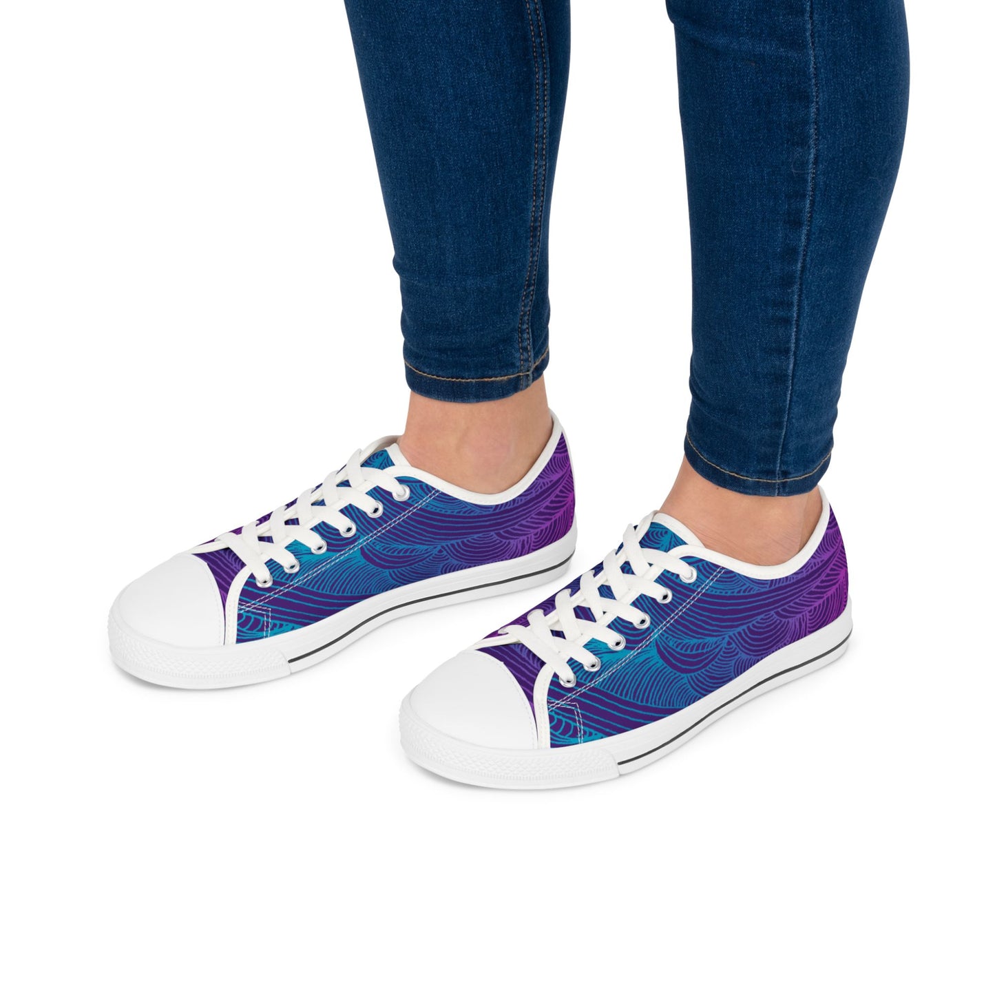 Compassionate Steps-Women's Low Top Sneakers