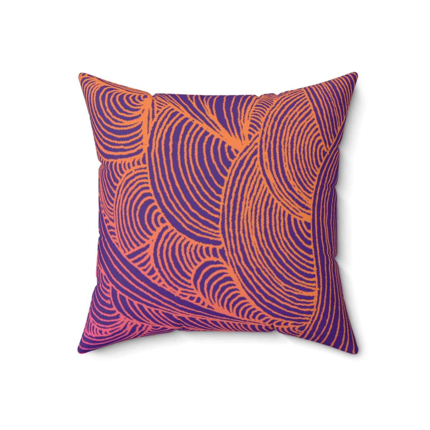 Whispers of Comfort-Spun Polyester Square Pillow