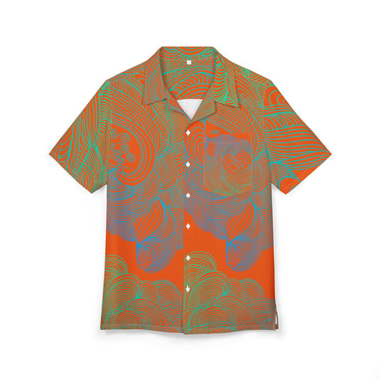 Unisex Hawaiian Button-Down Shirt - Tropical Summer Vibes