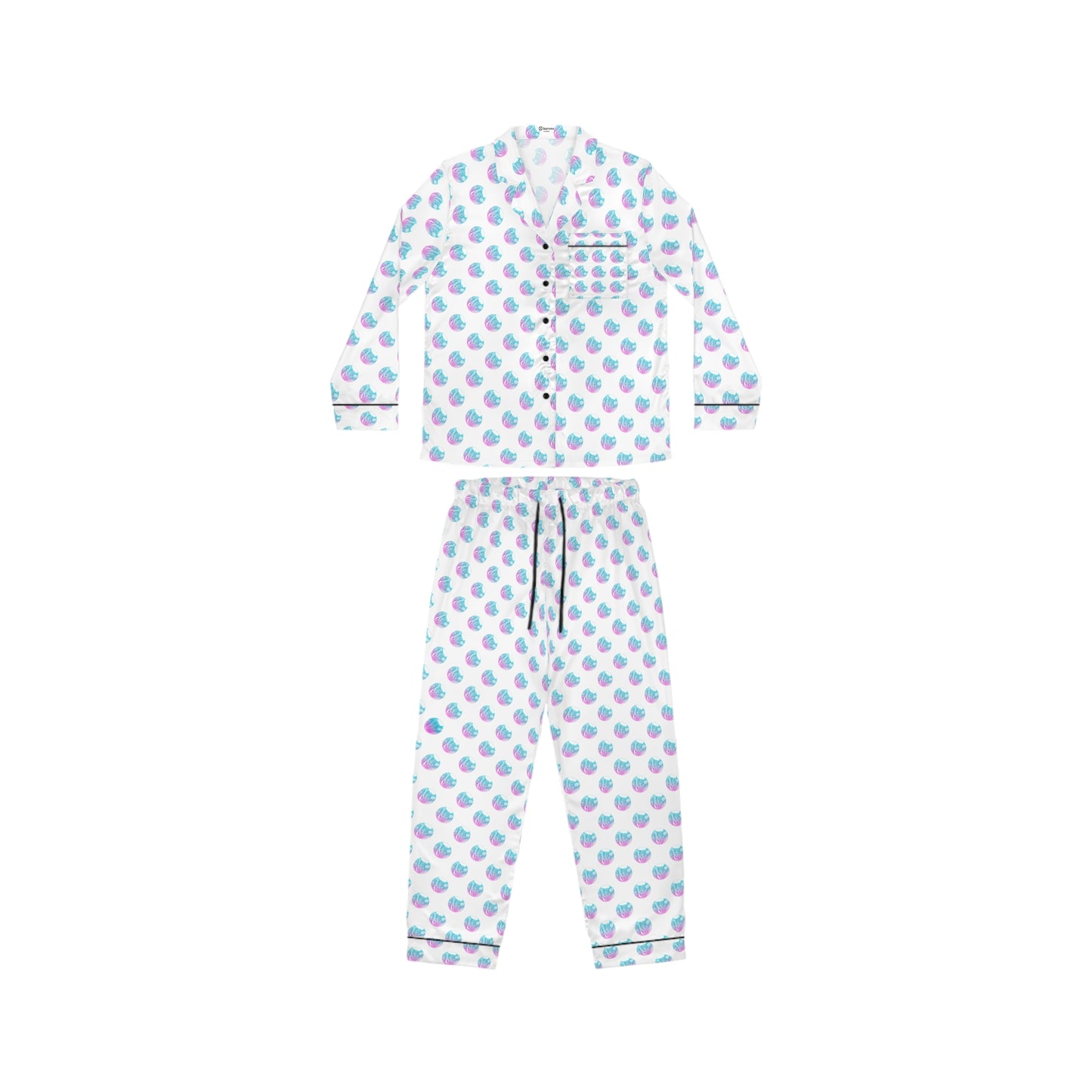 Women's Satin Pajama Set - Elegant Sleepwear