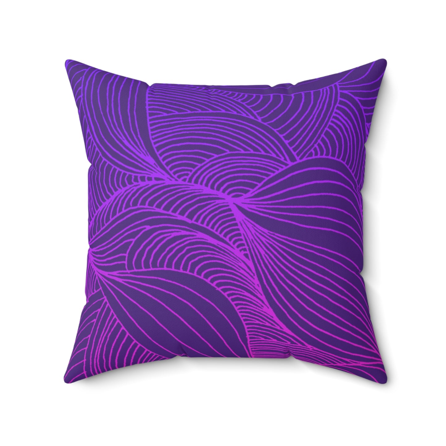 Whispers of Comfort-Spun Polyester Square Pillow
