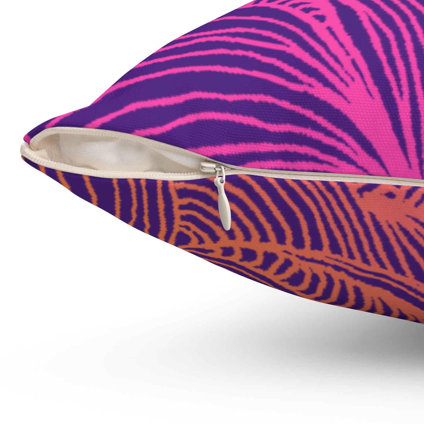 Whispers of Comfort-Spun Polyester Square Pillow