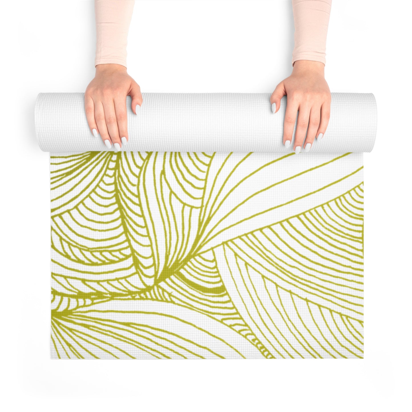Tranquil Waves Foam Yoga Mat - Comfortable Non-Slip Exercise Mat for All Levels