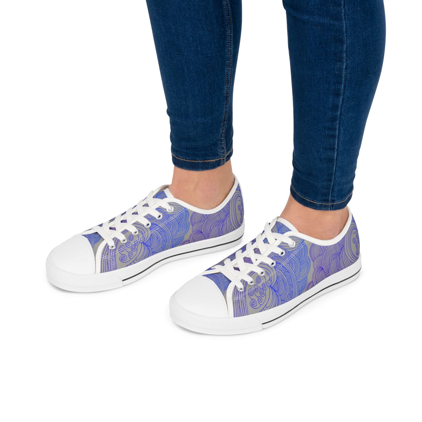 Compassionate Steps-Women's Low Top Sneakers