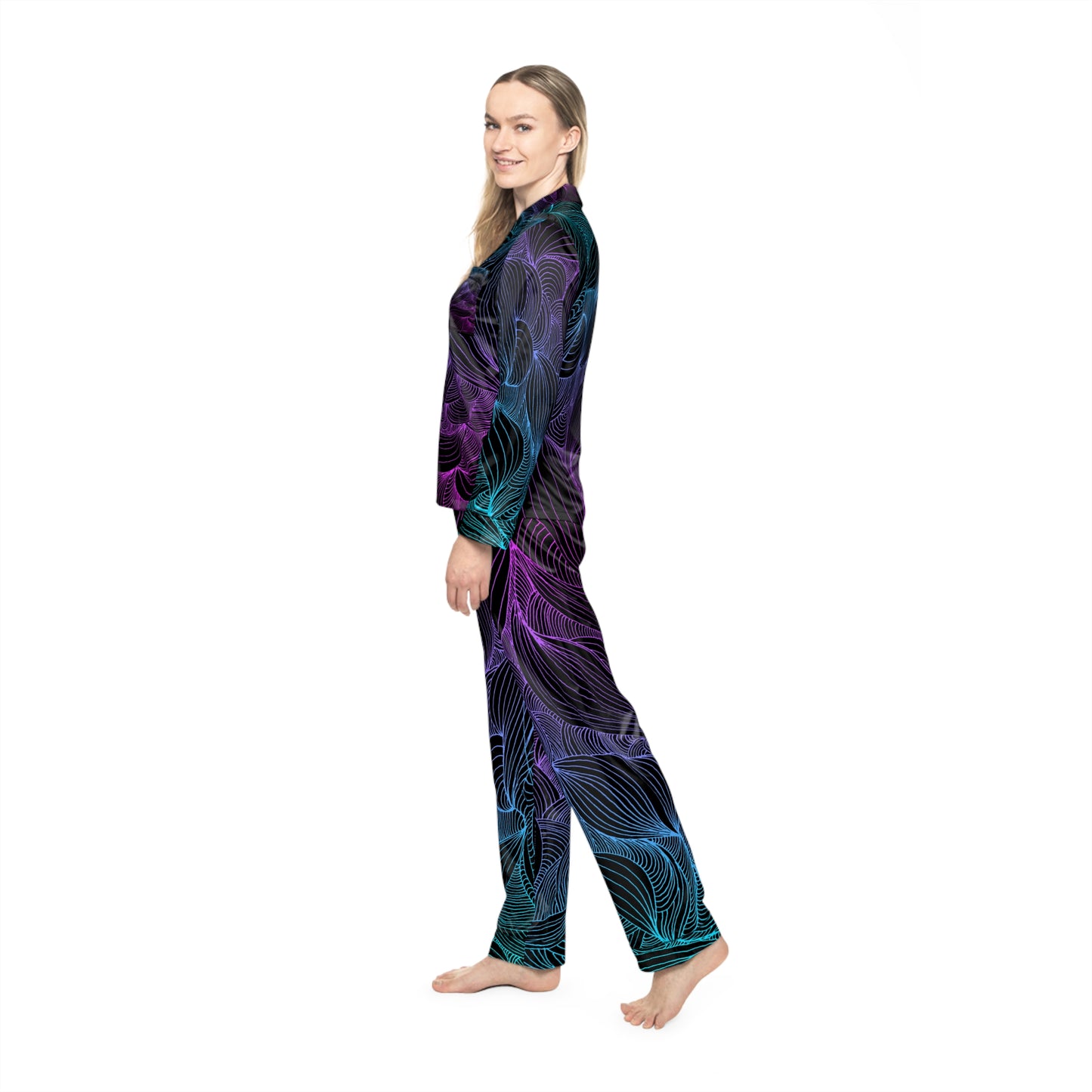 Women's Satin Pajama Set - Elegant Sleepwear